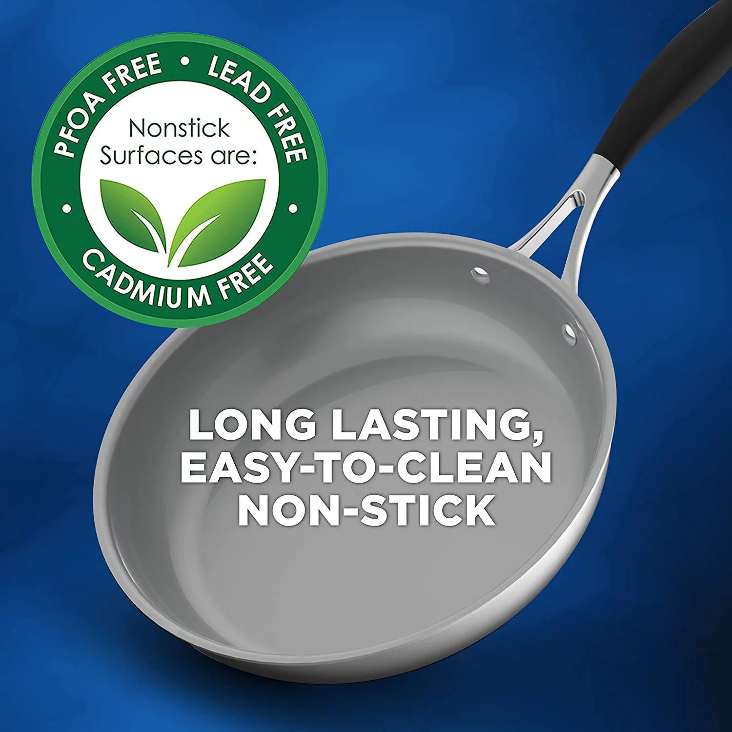 16-Piece Non-Stick Ceramic Cookware Set with Nylon Utensils Z1985