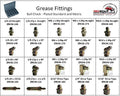 Large 20 Hole Metal Drawer Assortment (18”w x 12”d x 3”h) O7903