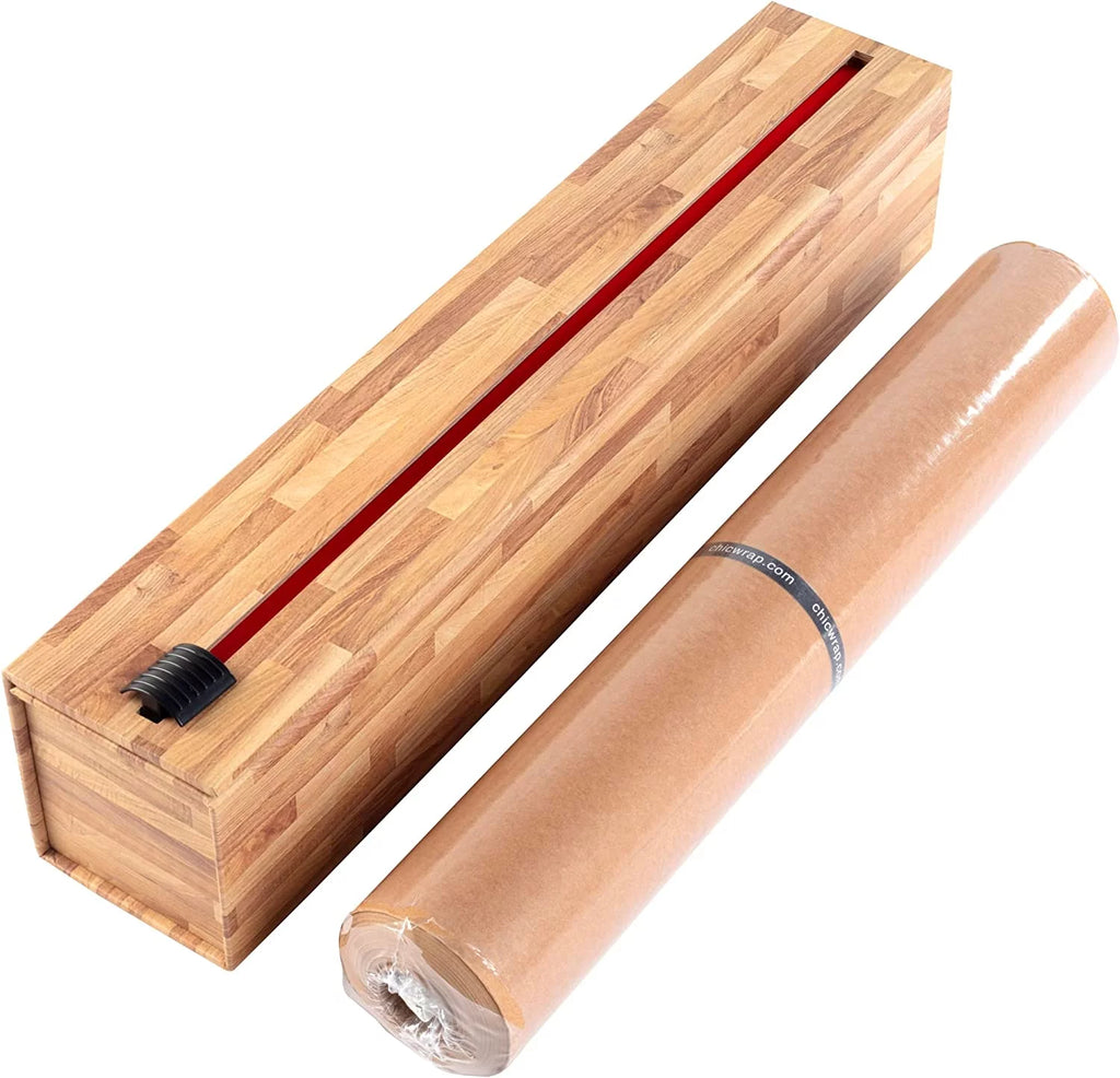 Butcher Block Parchment Paper Dispenser with 15"x 164' Roll of Culinary Parchment Paper H6939