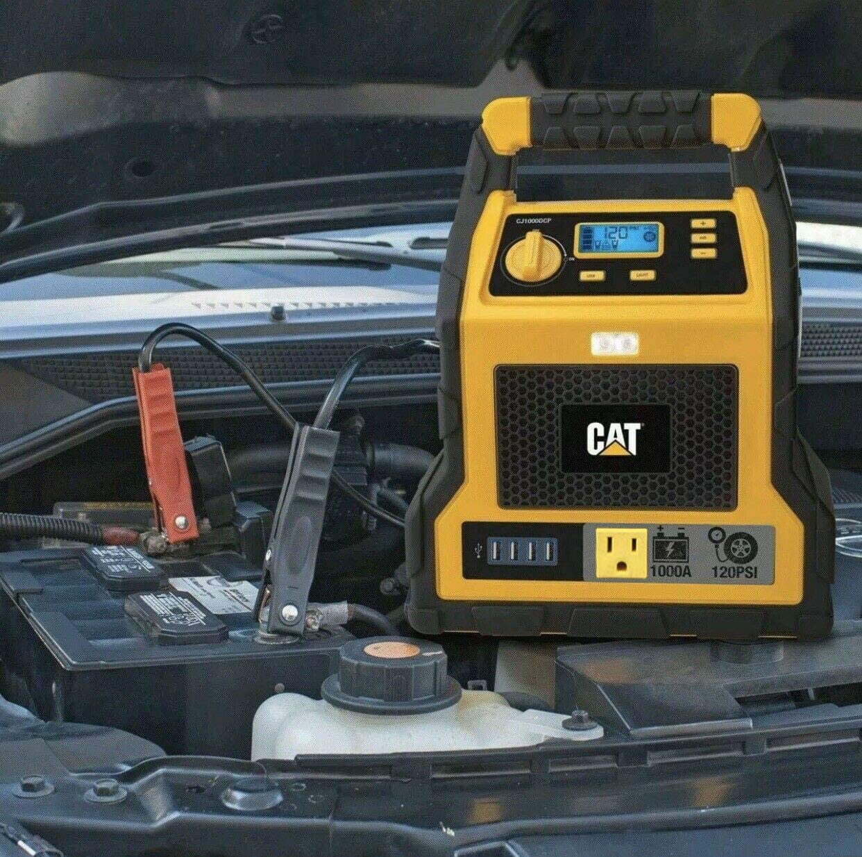 3-in-1 1000Amp Power Station with Jump Starter and Compressor G8880