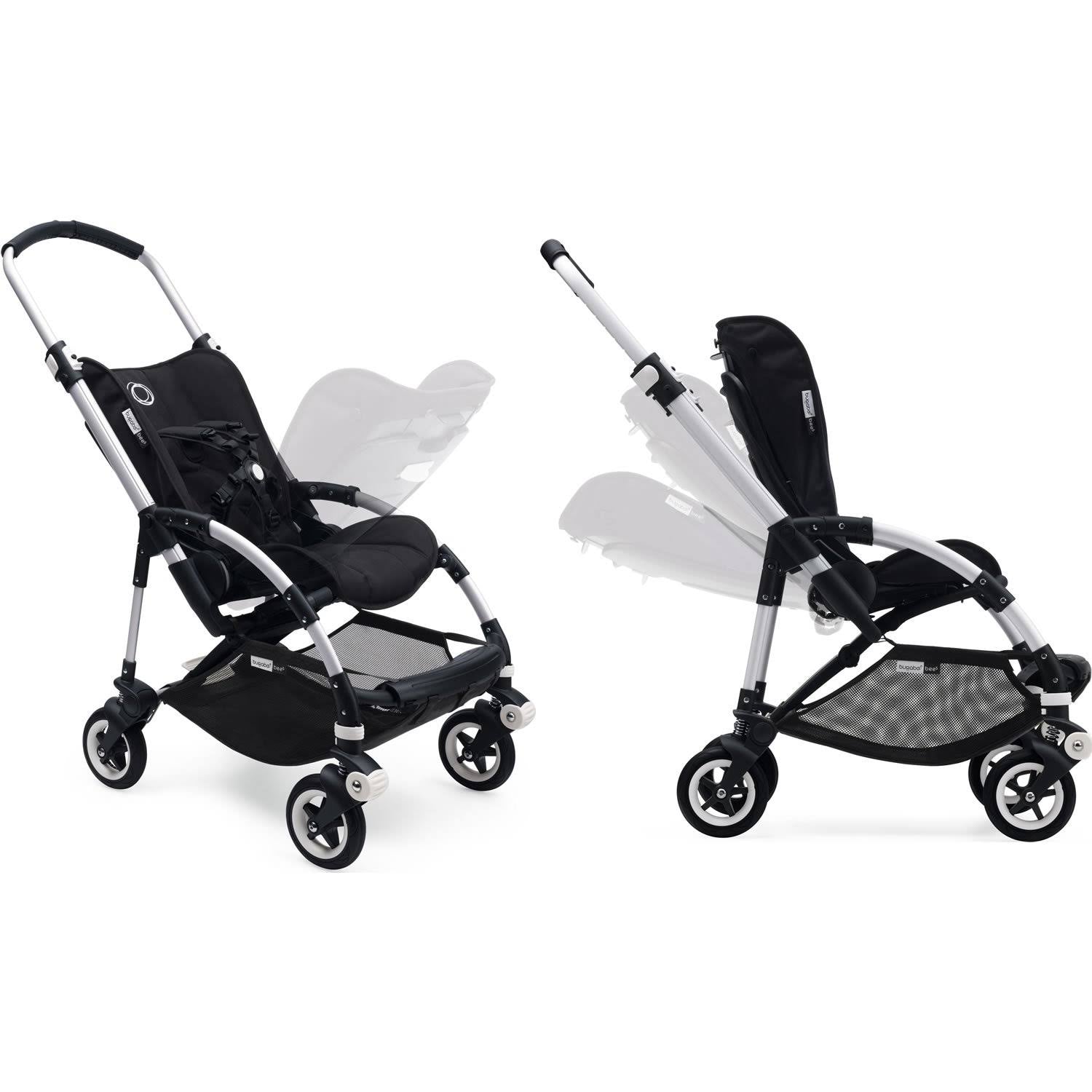Aluminum Dark Navy Stroller Z6497