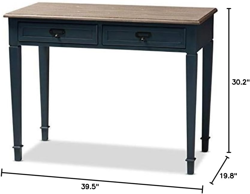 Spruce Blue Accent Writing Desk Y186715