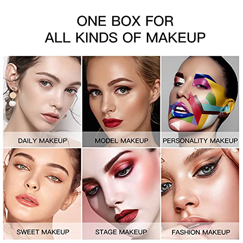 All-in-one Makeup Kit with Eyeshadow Palette Lipstick Blush Foundation Concealer Face Powder Mascara Lipgloss Brush A1500