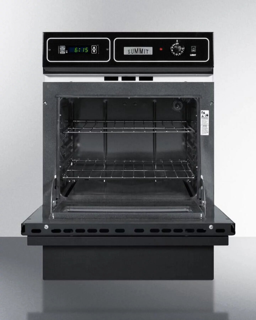 Black Glass Single Electric Wall Oven E6262
