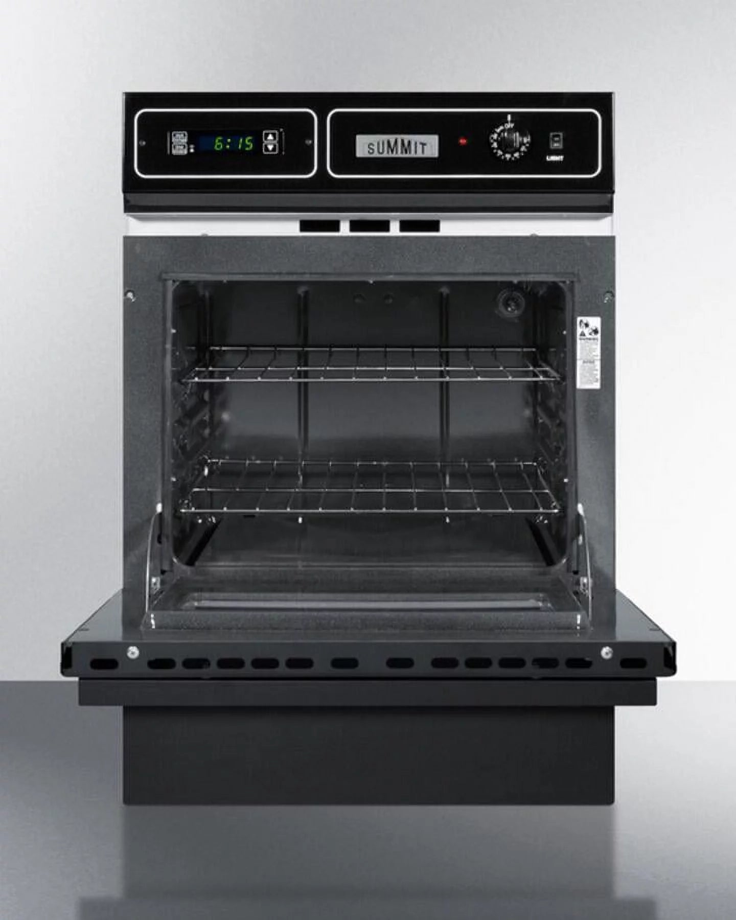 Black Glass Single Electric Wall Oven E6262