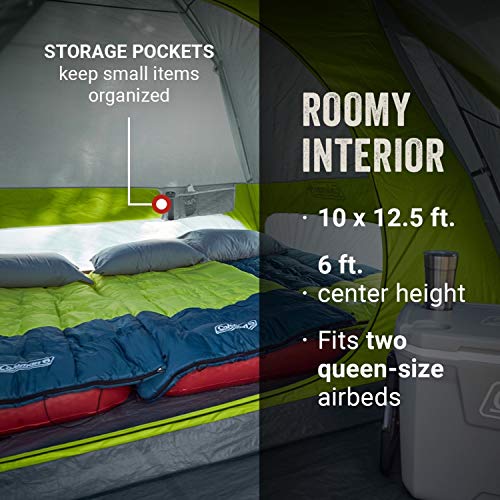 4/6/8 Person Weatherproof Camping Tent with Screen Room F1887