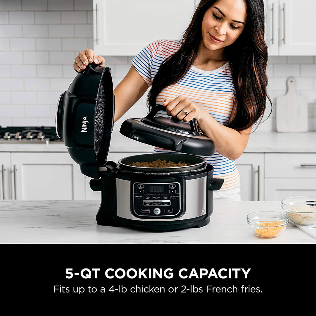 Silver 9 in 1 Pressure Cooker and Air Fryer N72463
