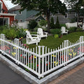 White Vinyl Picket Fence Kit 2.5 ft. H x 3.5 ft. W 2 Fence Panels R157