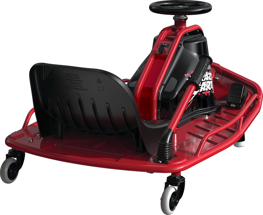 24V Electric Drifting Go Kart, Black/Red B441