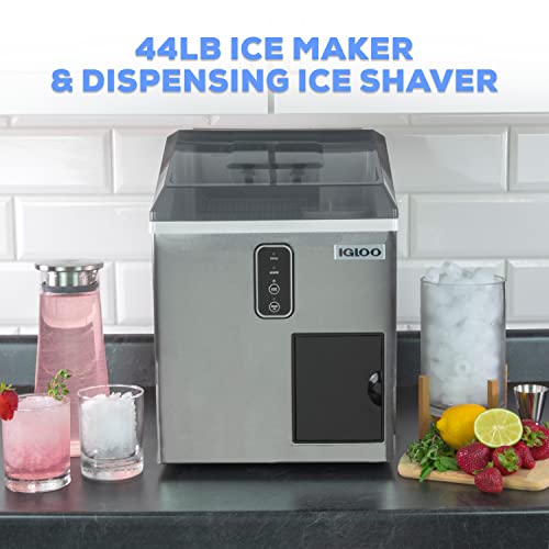 Stainless Steel Electric Countertop Ice Maker Machine V67312