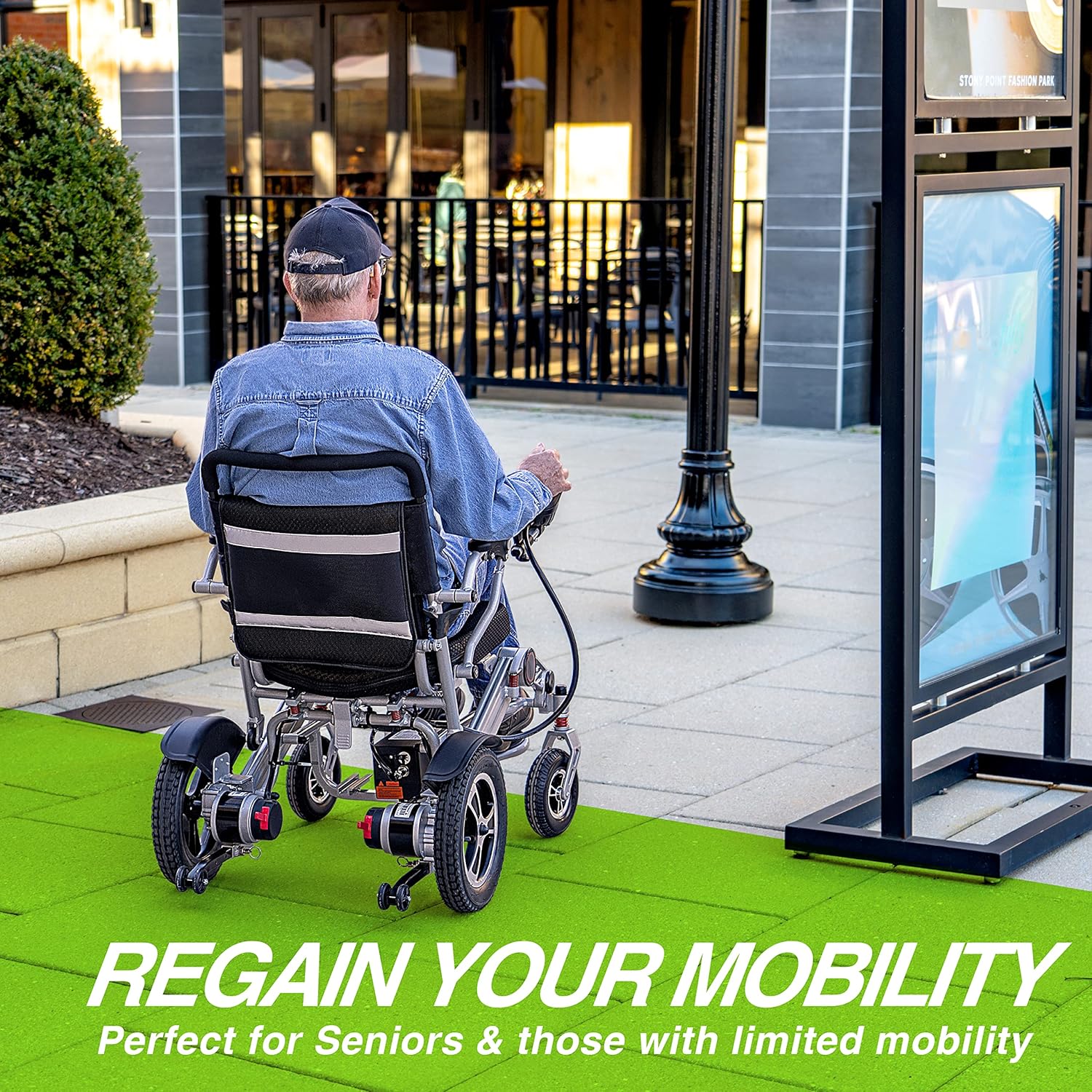 Gray Electric Wheelchair E97374