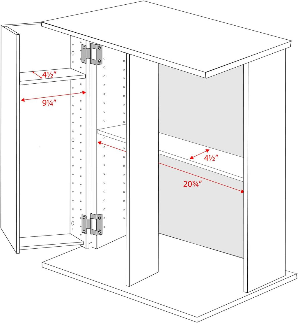 Black Locking Media Storage Cabinet T348