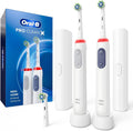 2 Pack Rechargeable Toothbrush with 3 Brush Heads V1089