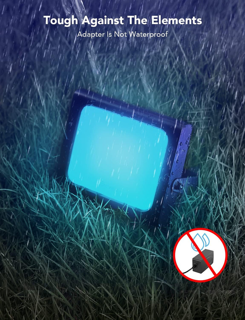 2 Pack RGBIC LED Flood Lights T864
