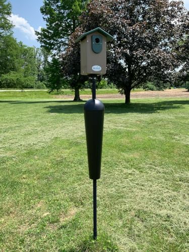 Bird Feeder Mounting Pole with Baffle D1869