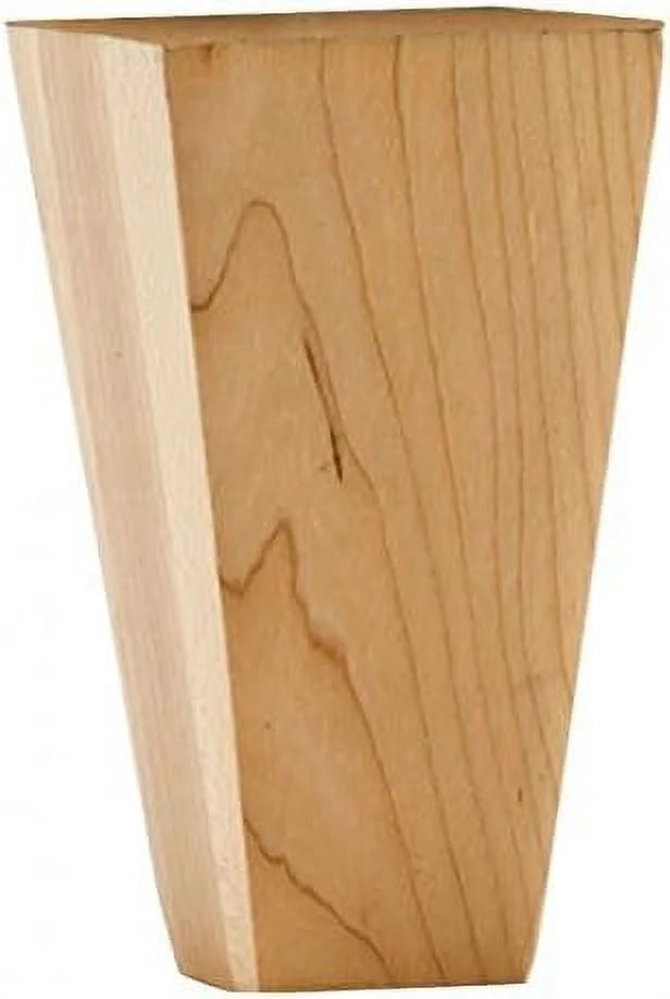 Cabinet Furniture Leg 2-1/4" X 4" Maple N475852