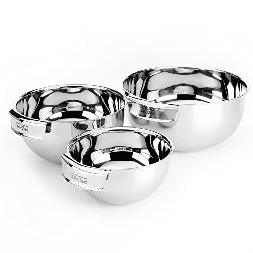 Stainless Steel Mixing Bowls Set 1.5, 3, 5 Quart C32795