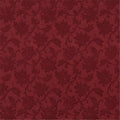 Burgundy Floral Jacquard Woven Upholstery Fabric I914