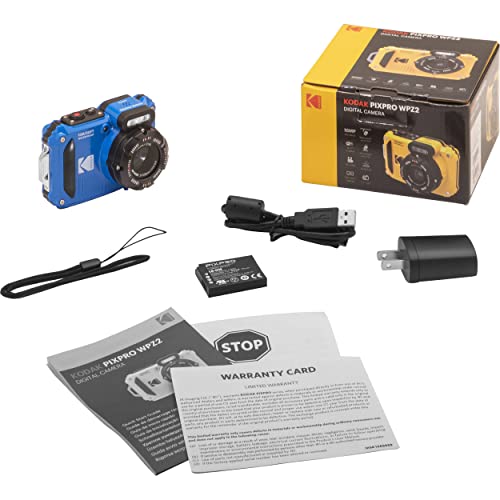 Blue Digital Camera with 32GB microSDHC Card A4055