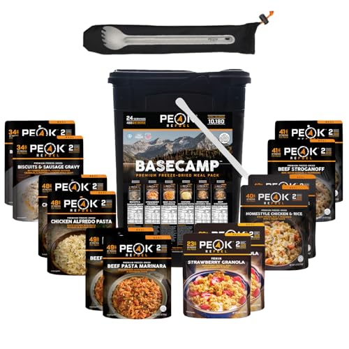 24 Servings Freeze-Dried Real Meat Emergency Food G2019
