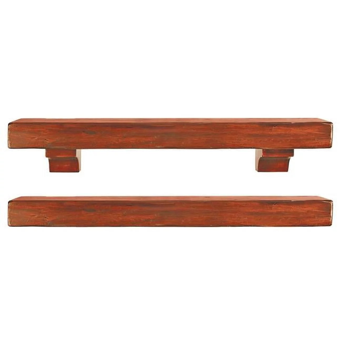 Rustic Distressed Shelf Q433952