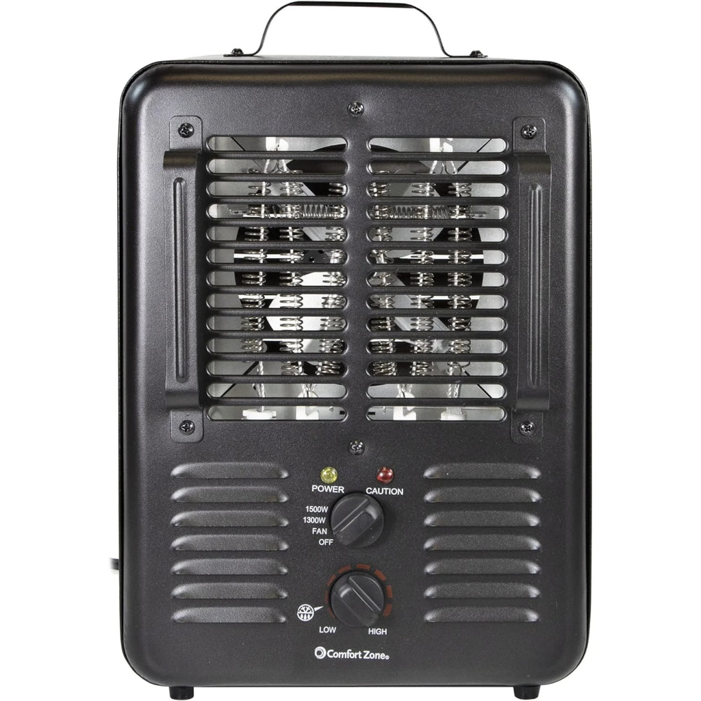 1,500-Watt Black Electric Utility Heater U77567