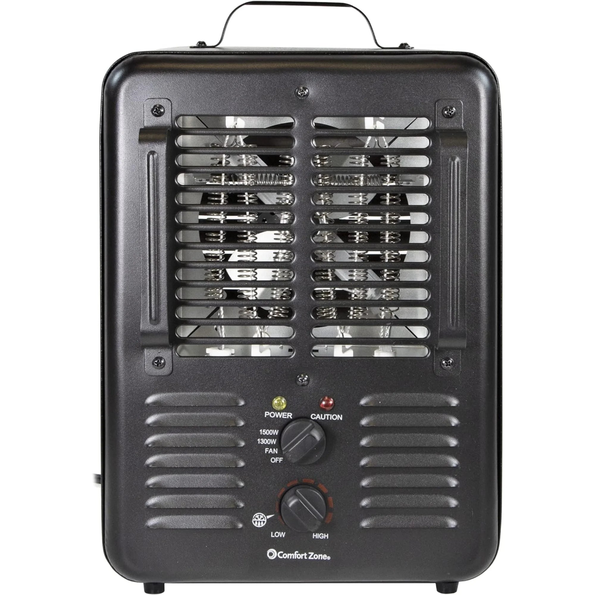 1,500-Watt Black Electric Utility Heater U77567