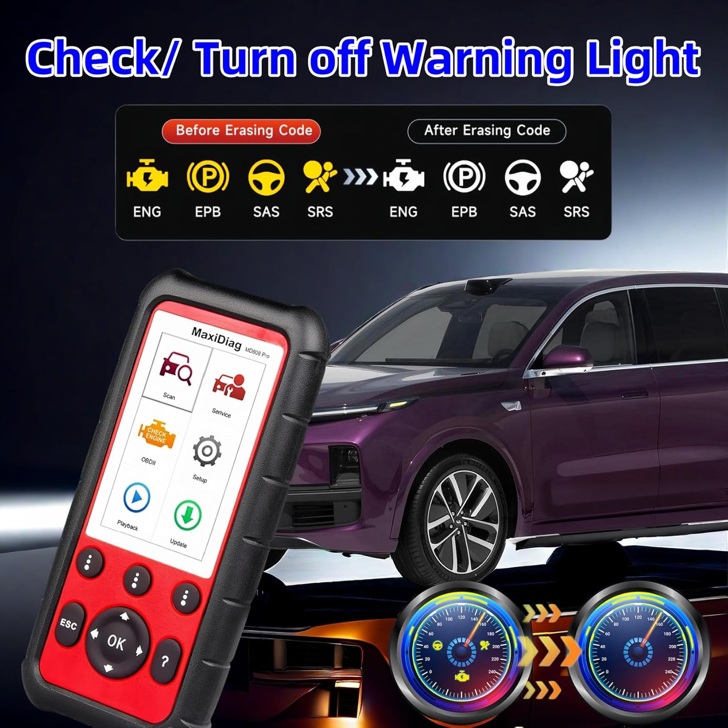 OBD2 Scanner Diagnostic Scan Tool O9542