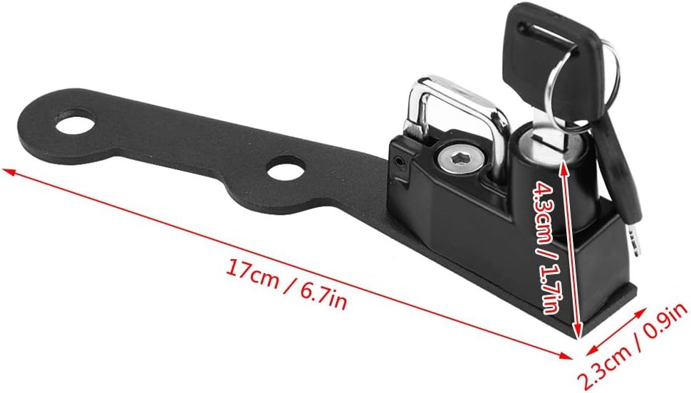 Motorcycle Helmet Lock Alloy Anti-Theft Security Lock K3206