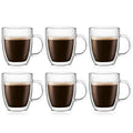 10oz Double Wall Insulated Glass Mug Set of 2 A768013