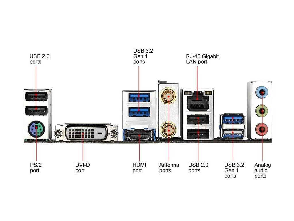 B550M Micro ATX AMD Motherboard C8964