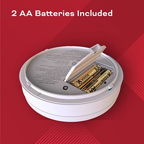 AA Battery Powered Smoke & Carbon Monoxide Detector, 2 Pack F792791