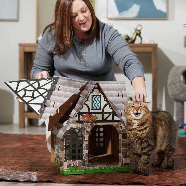 Cardboard Cat House X9208