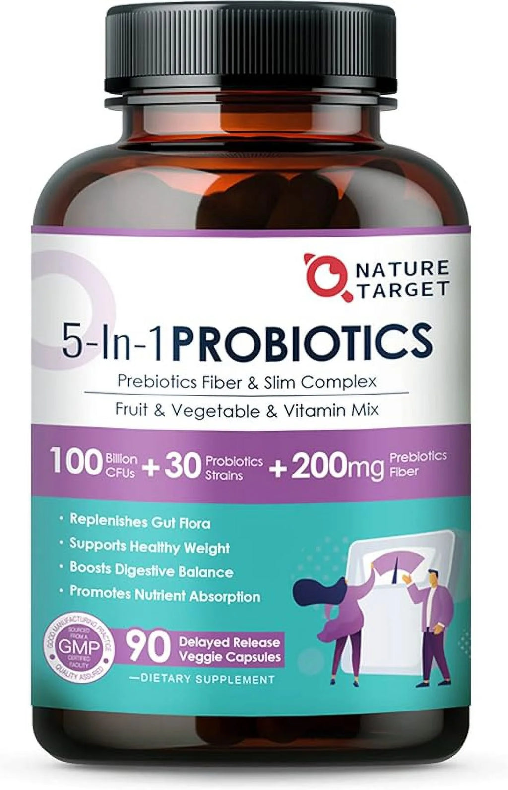 90 Veggie Capsules Probiotics G170028
