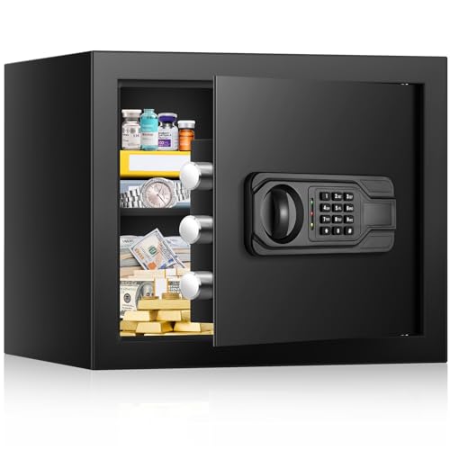 2.5 Cu ft Steel Security Safe with Programmable Keypad Lock O6050