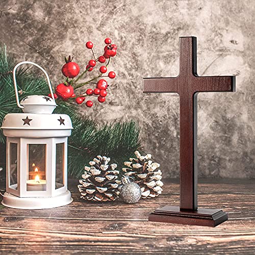 12.5 Inch Wooden Wall Cross H892