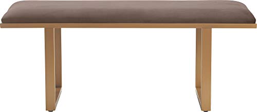 Dark Grey Velvet Bedside Bench S9570