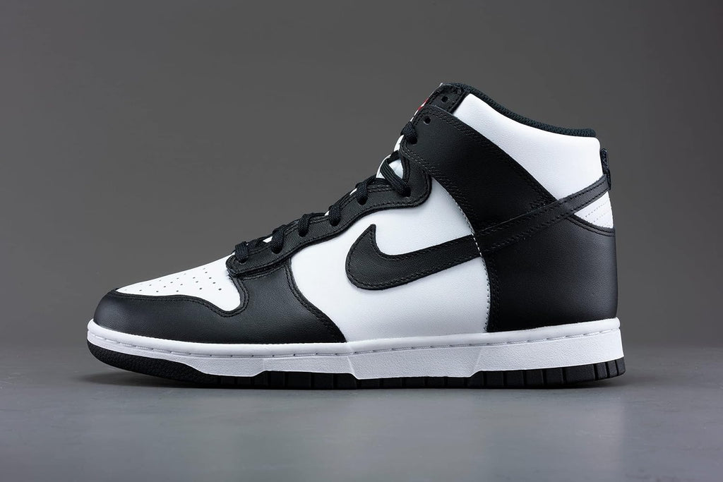 Black/White High Top Shoes S842