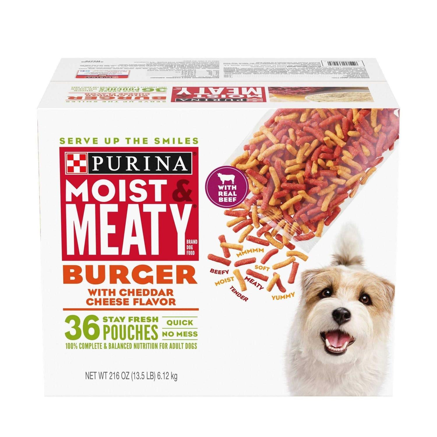Burger with Cheddar Cheese Flavor Dry Dog Food W93798