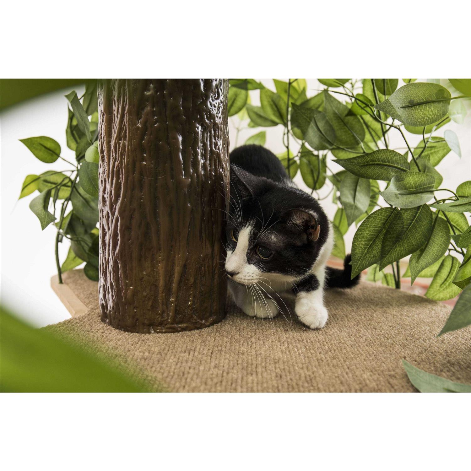 Cat Tree with Leaves Cat House Cat Activity Tree Y36415