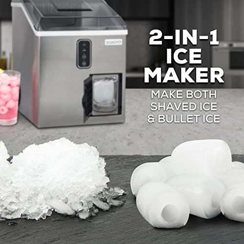 Stainless Steel Electric Countertop Ice Maker Machine V67312