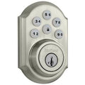 Traditional SmartCode Electronic Deadbolt with SmartKey Finish: Satin Nickel B555886