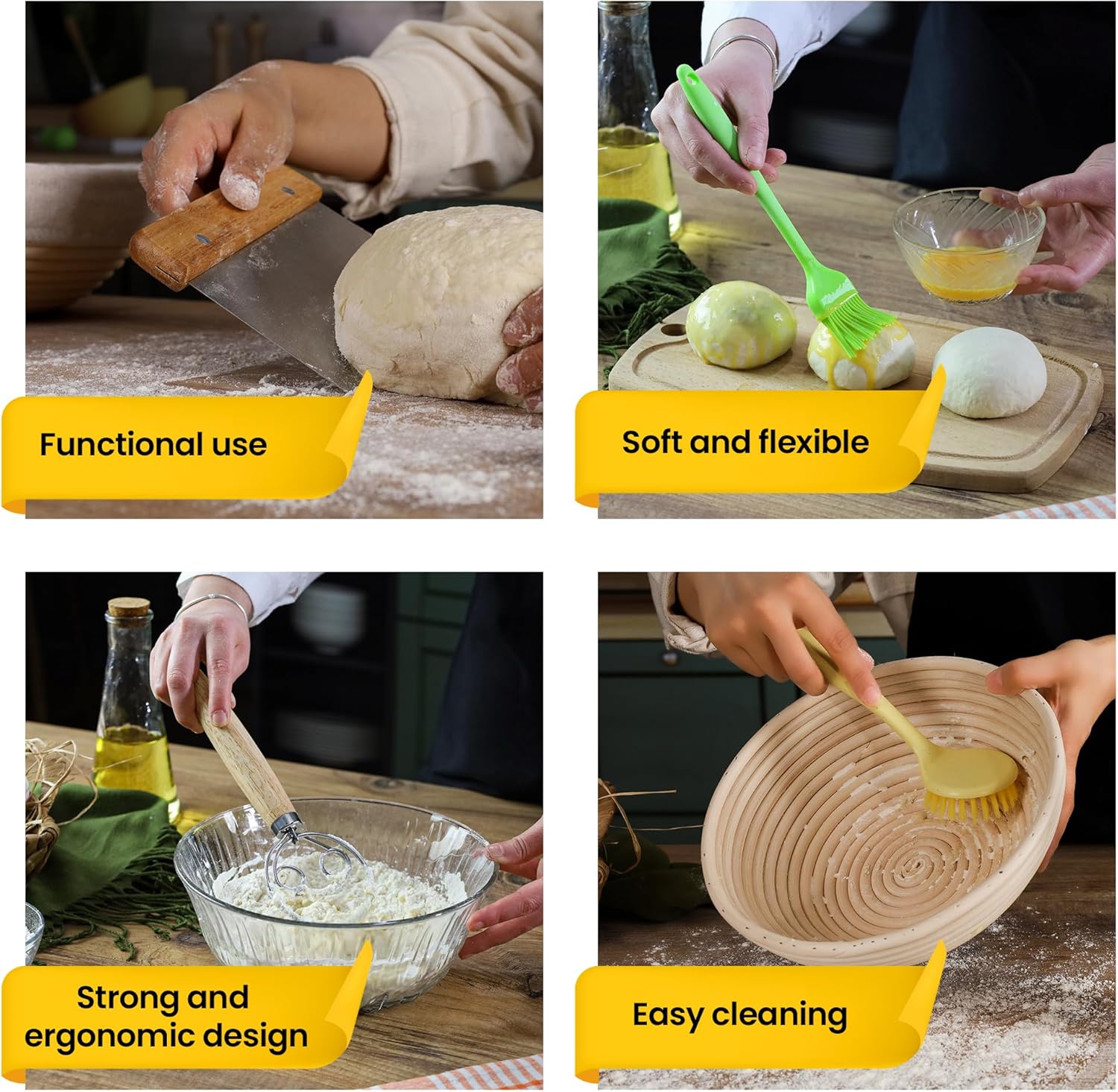 Round 9 inch Sourdough Proofing Basket J638041