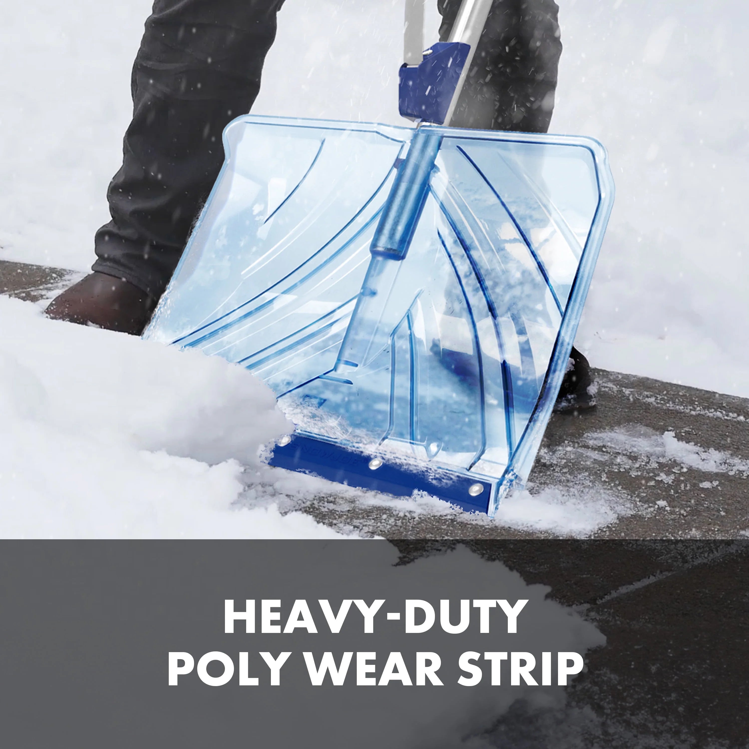 18-inch Poly Blade Snow Shovel T222853