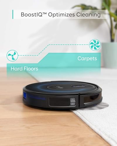 Robot Vacuum with Self Emptying, 2.85-Inch Slim Design D421416