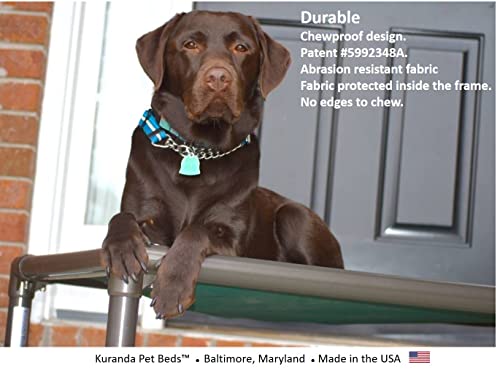 Walnut PVC Heavy Duty Vinyl Dog Bed 50" x 36" L758399