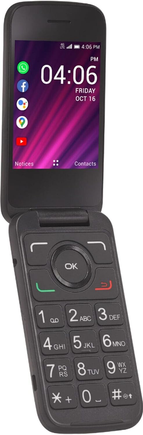 8GB 4G LTE GSM Smart Flip Phone A76786