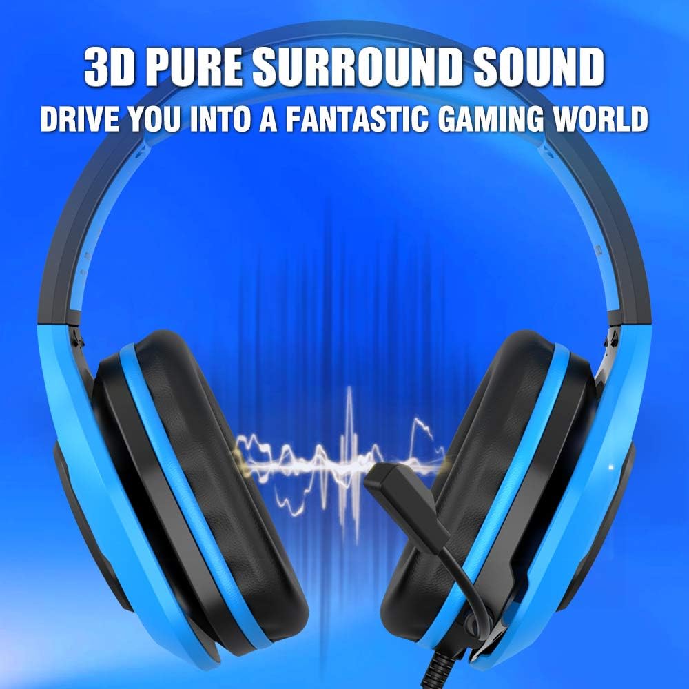 Blue Gaming Headset with Mic D810
