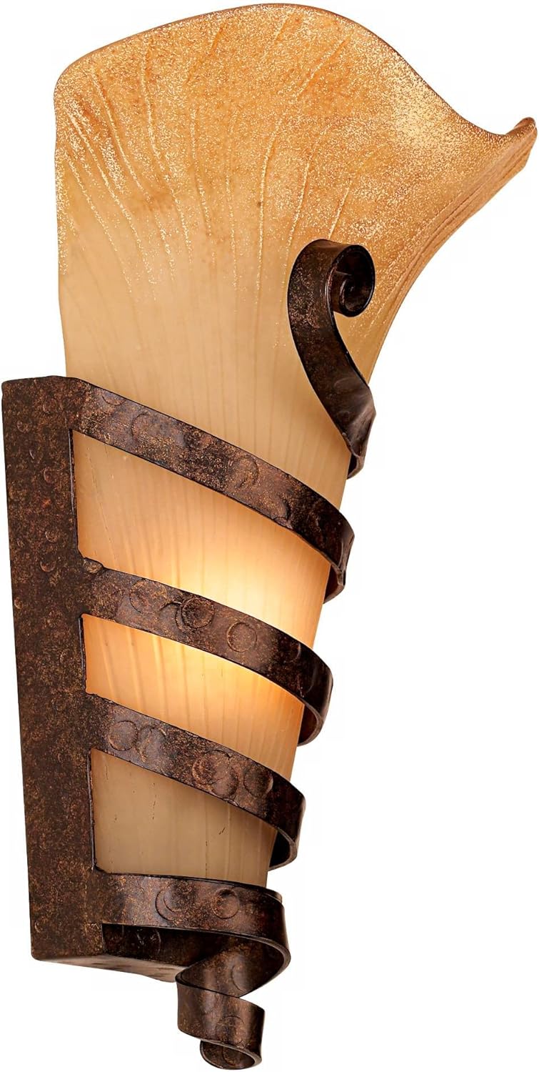 Set of 2 Rust Wall Light Sconces K576867