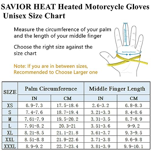 Professional Heated Motorcycle Gloves with 12V Charging Cord K392